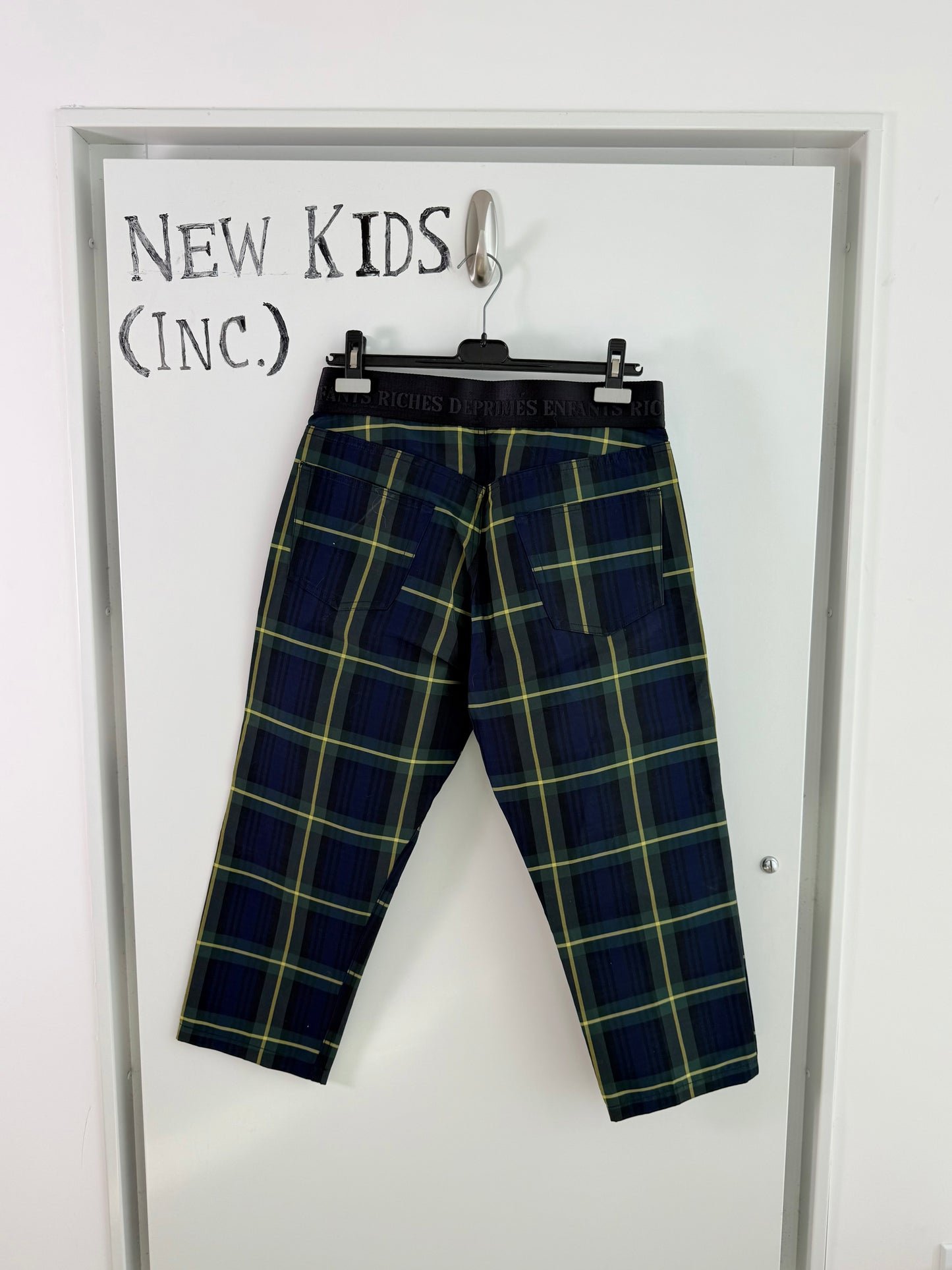 Enfants Riches Deprimes Plaid Boy Scout Neo Punk Pants