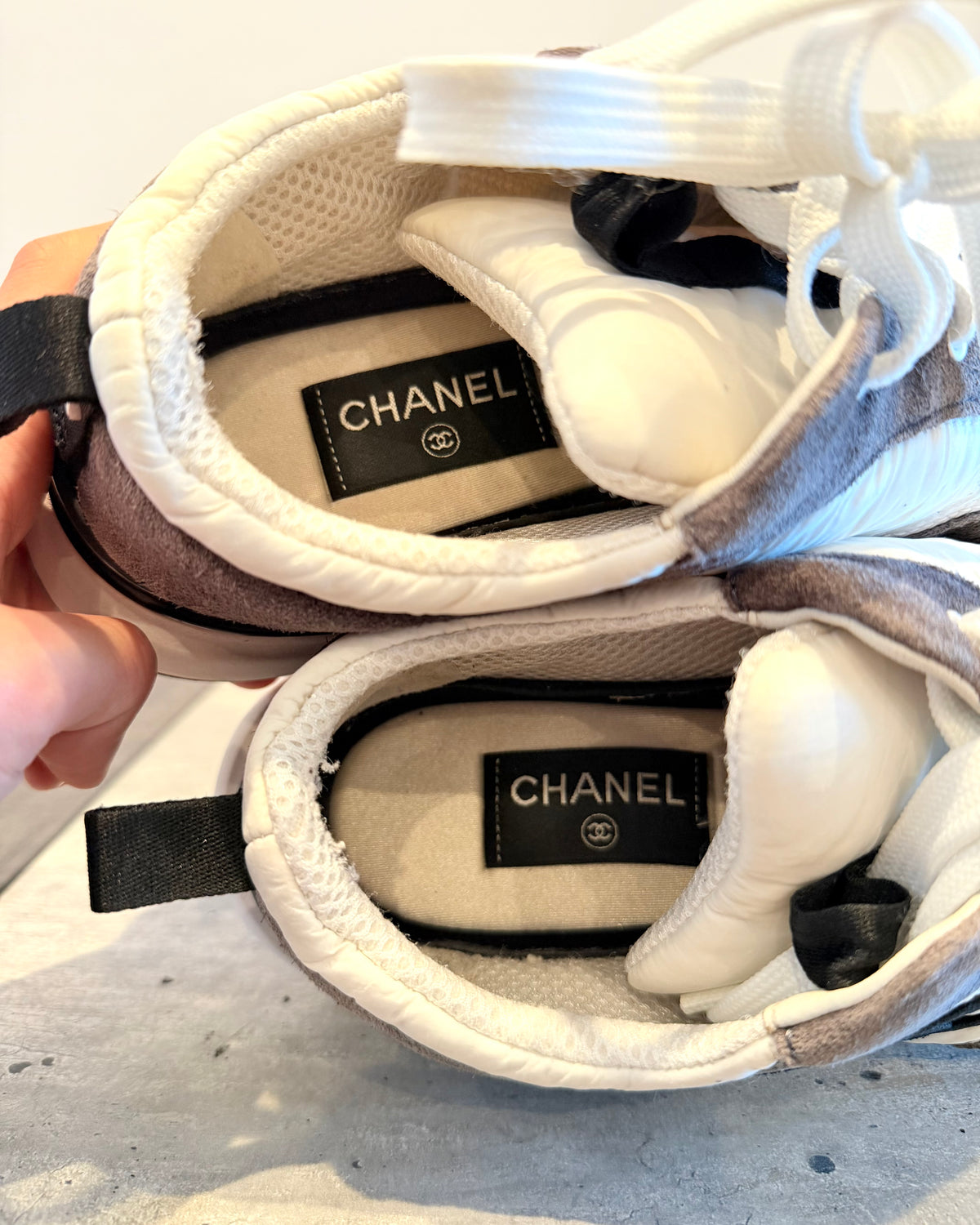 Chanel CC Logo Sneakers
