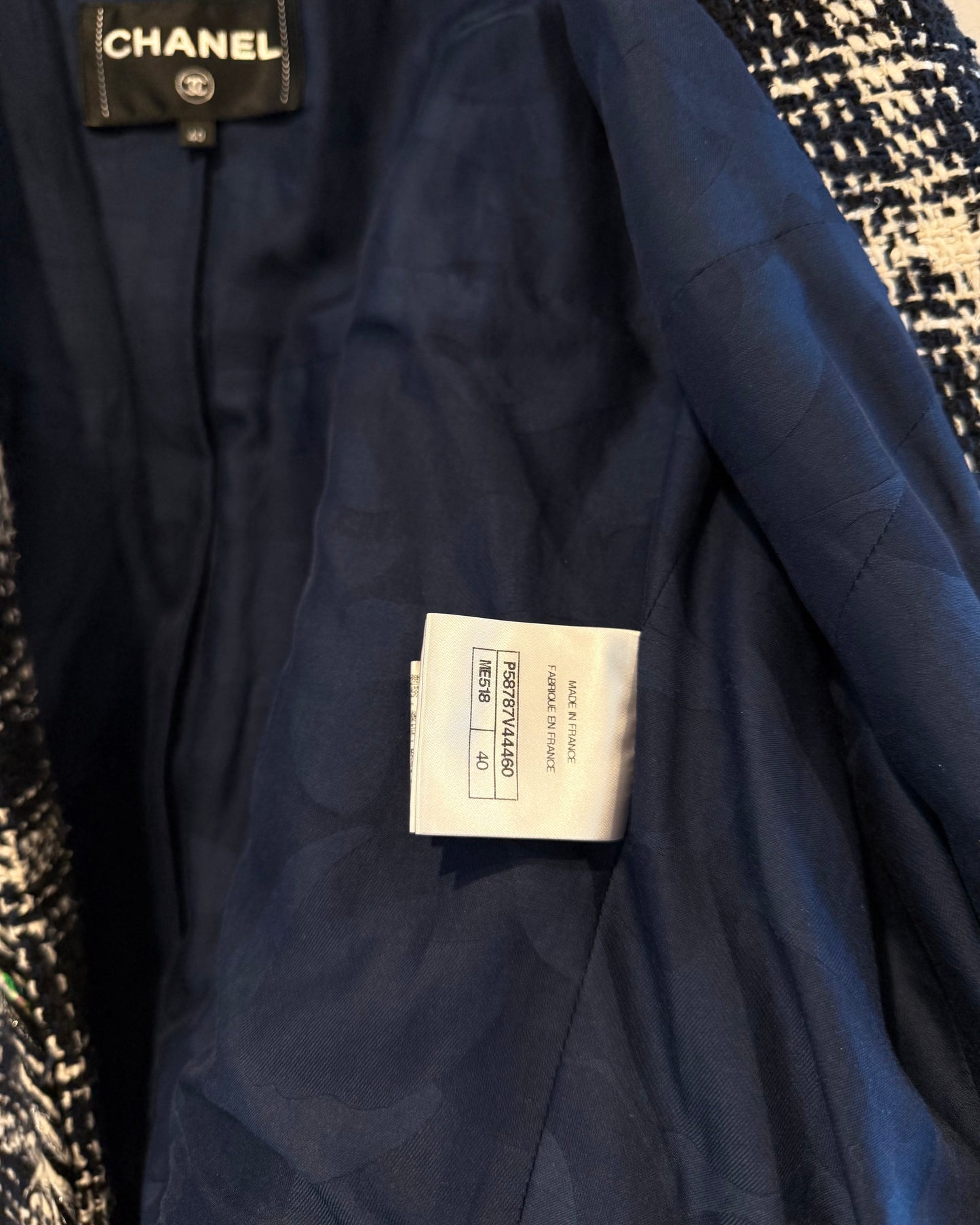 Chanel 18C Tweed Gripoix Jacket