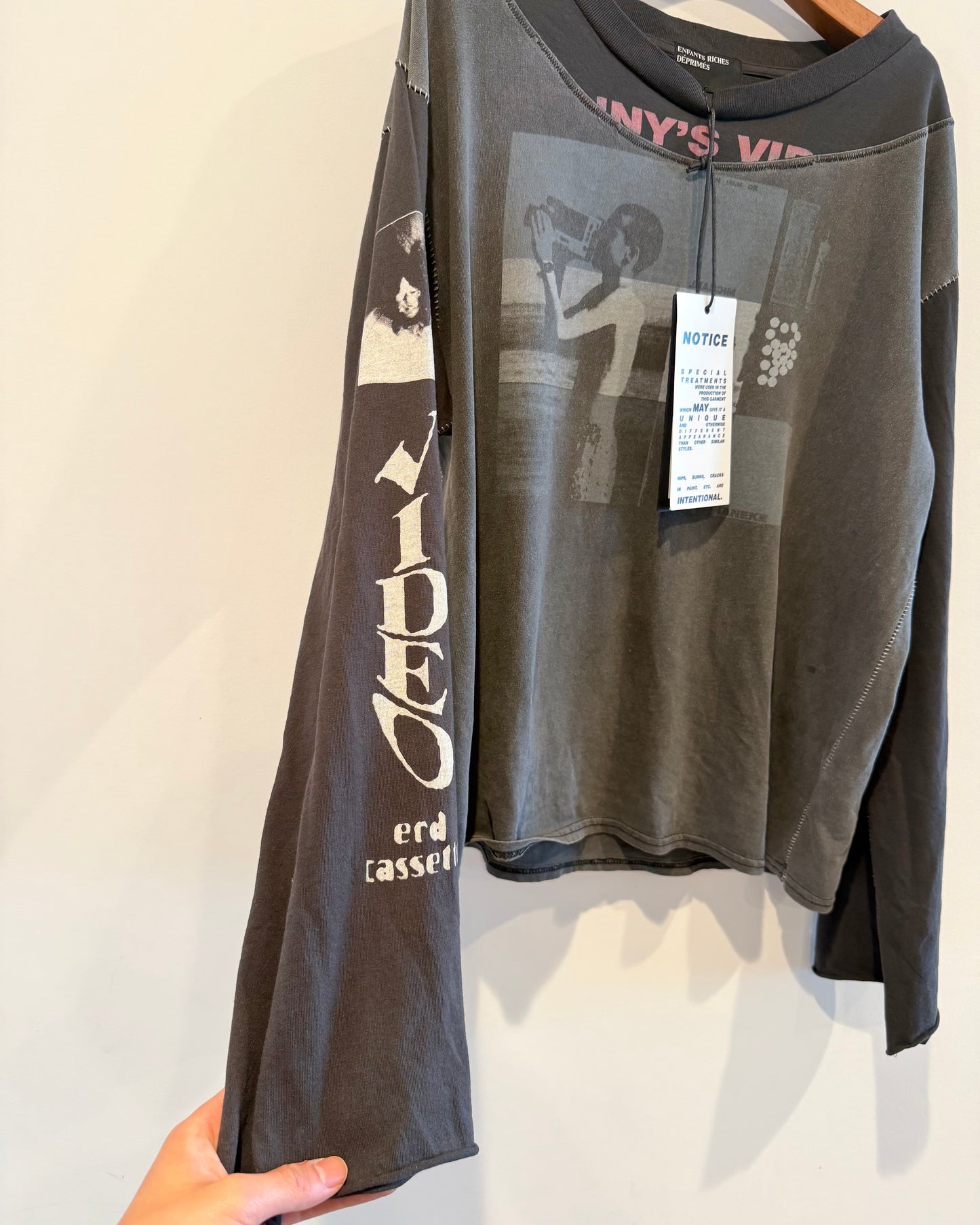 Enfants Riches Deprimes Benny's Video Assemblage Long Sleeve T Shirt