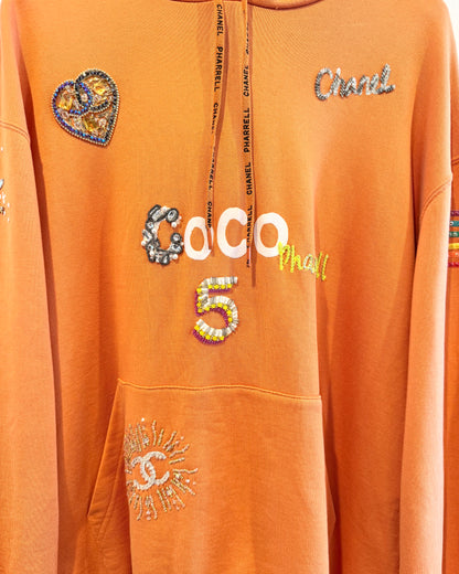 Chanel x Pharrell Coco Hand Beaded Lesage Hoodie