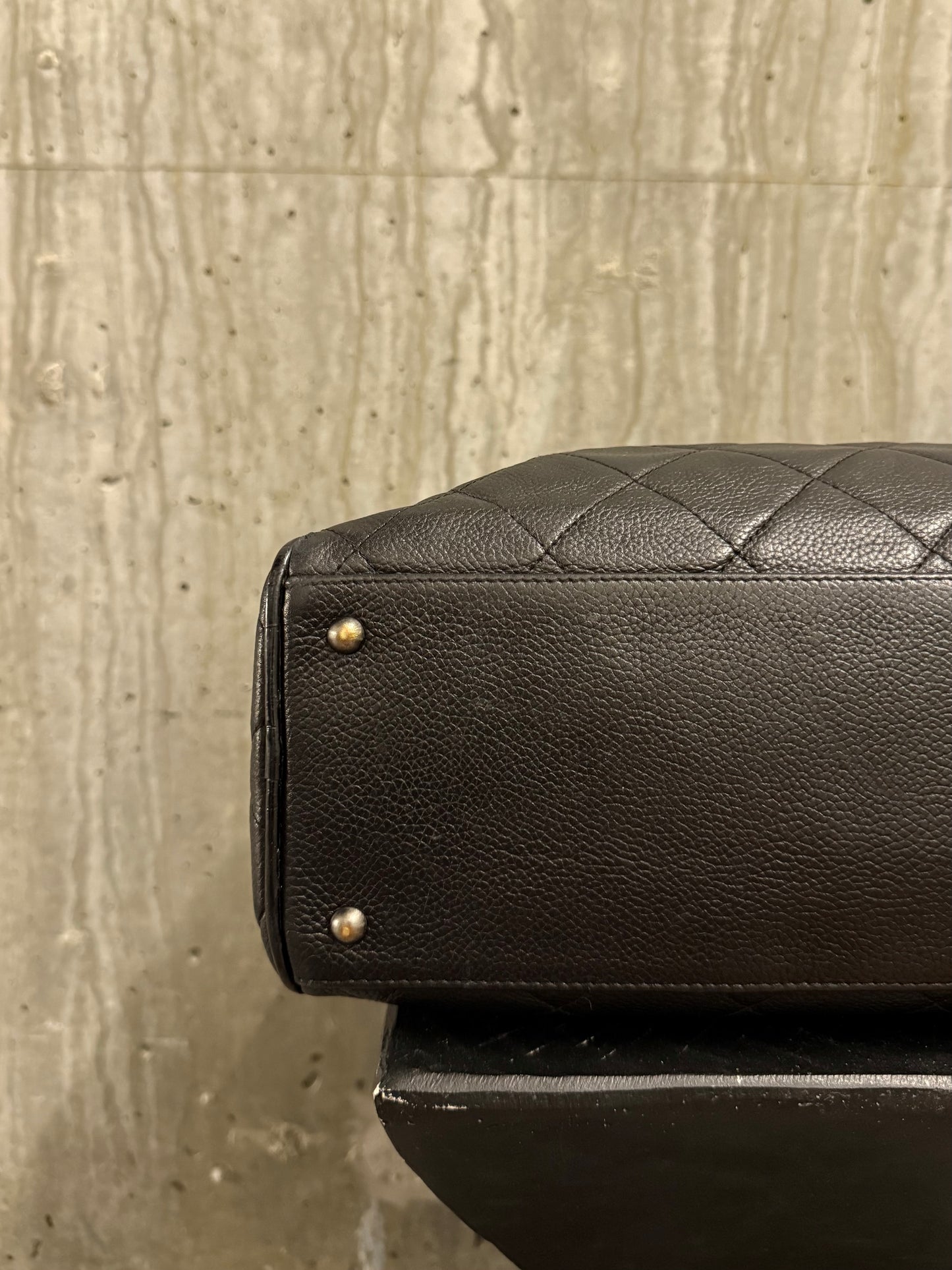 Chanel 2000 Vintage Logo Bowling Bag