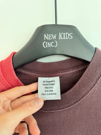 Vetements SS18 Zurich Reconstructed T Shirt