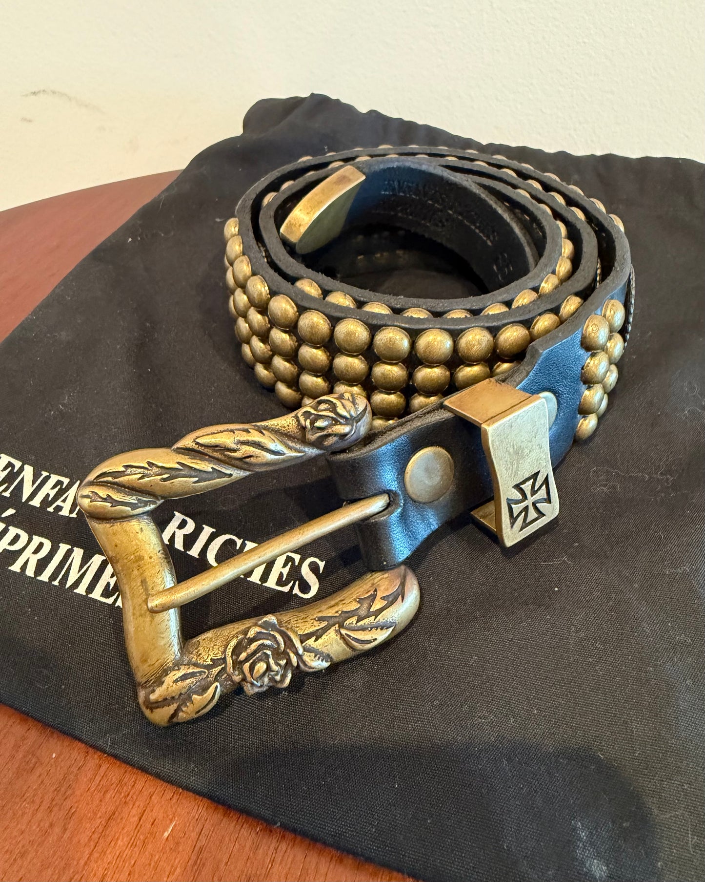 Enfants Riches Déprimes Antique Brass Jesus Coin Belt