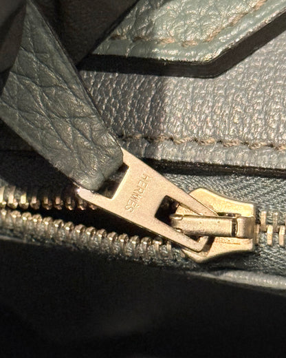 Hermes Togo Birkin 40 Bleu Orage