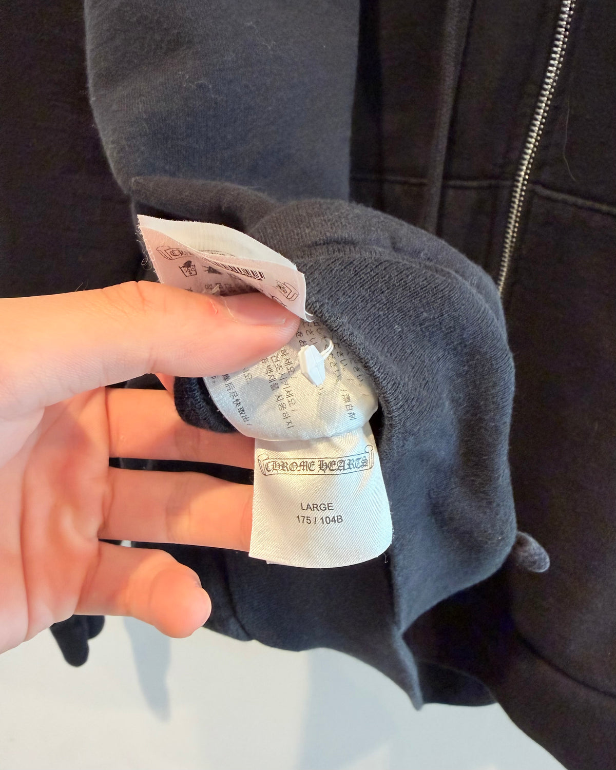 Chrome Hearts Horse Shoe Zip up Hoodie