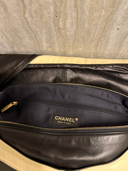 Chanel Jacket Girl Bag Black/White