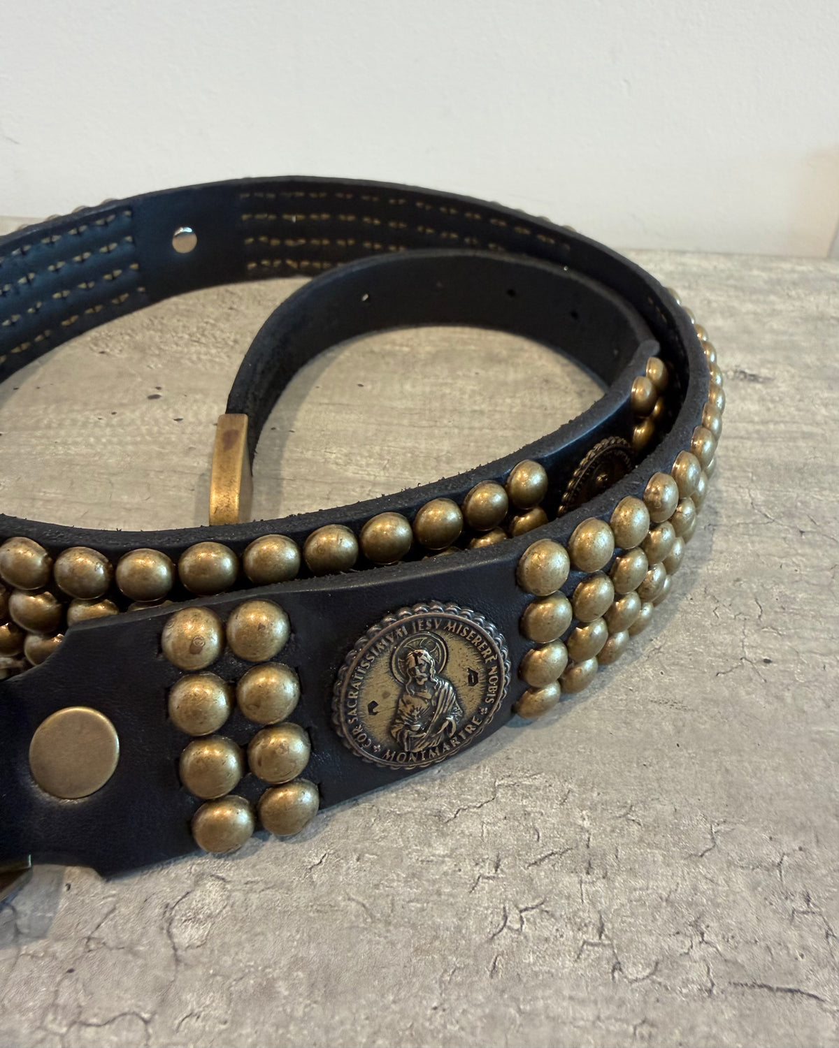 Enfants Riches Déprimes Antique Brass Jesus Coin Belt
