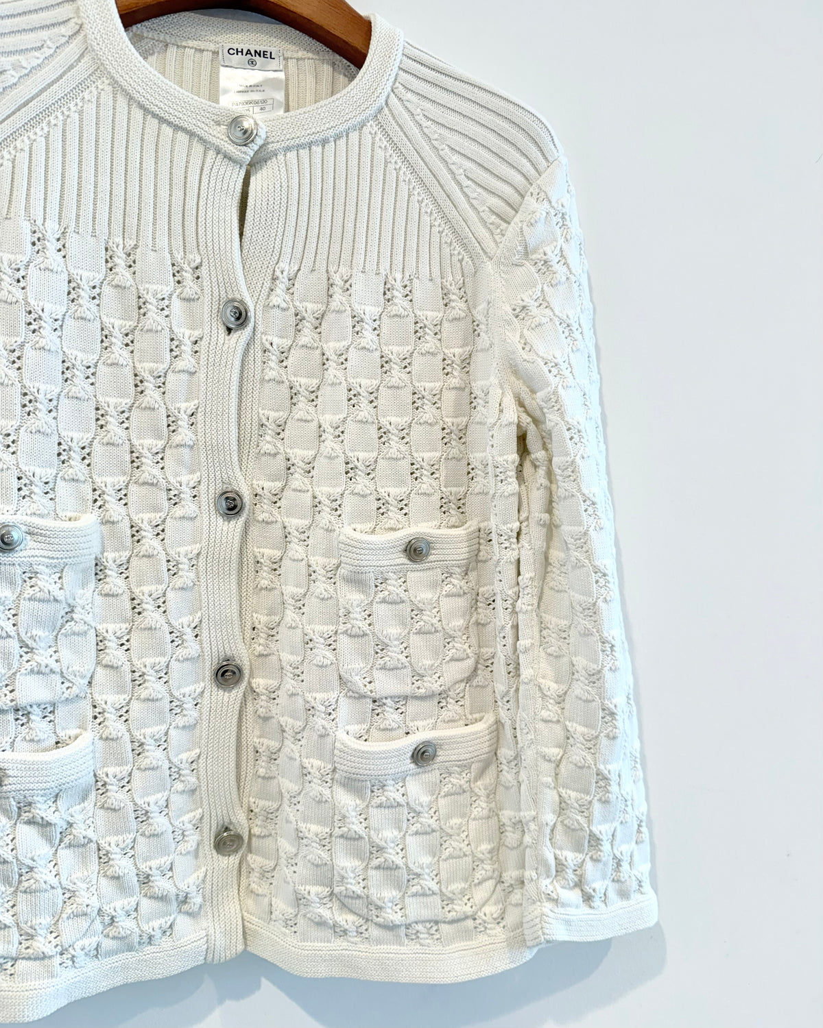 Chanel 05A Hoolow Knit Cardigan