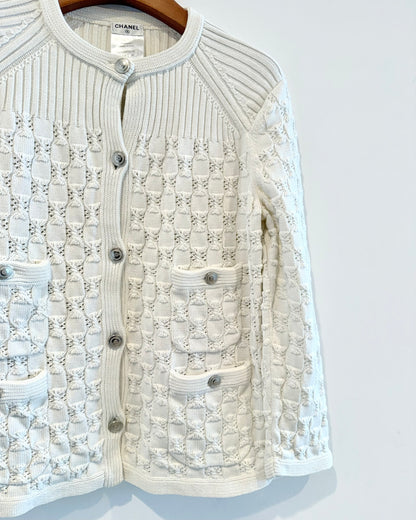 Chanel 05A Hoolow Knit Cardigan