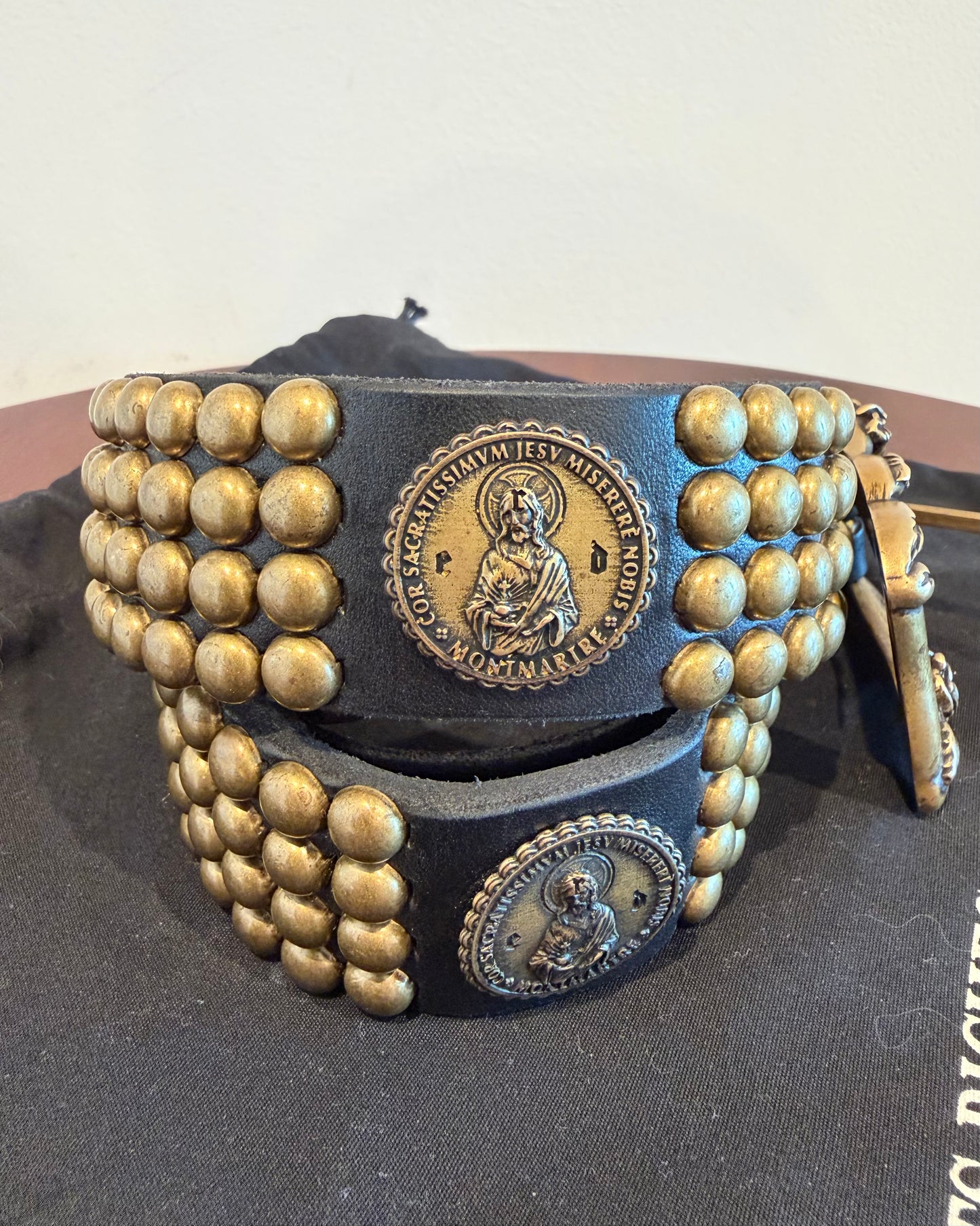 Enfants Riches Déprimes Antique Brass Jesus Coin Belt