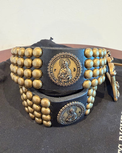 Enfants Riches Déprimes Antique Brass Jesus Coin Belt
