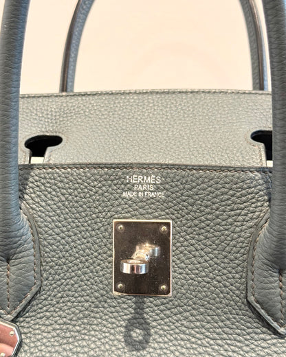 Hermes Togo Birkin 40 Bleu Orage