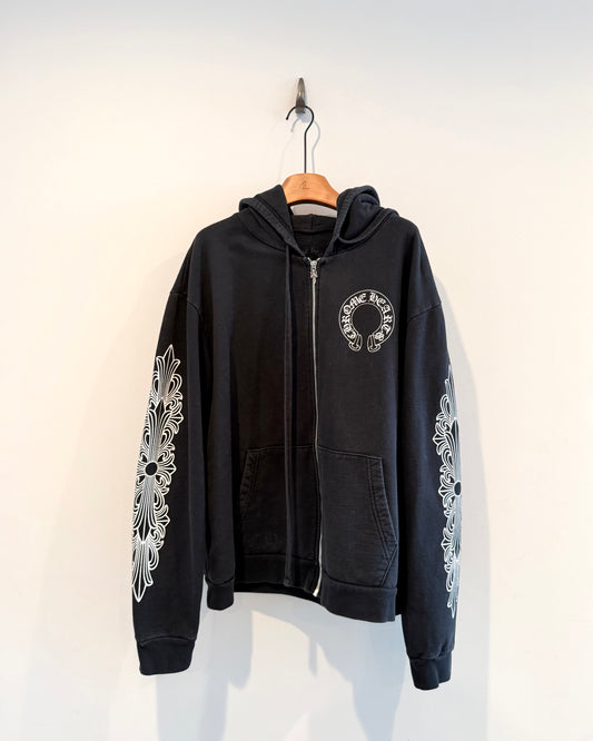 Chrome Hearts Horse Shoe Zip up Hoodie