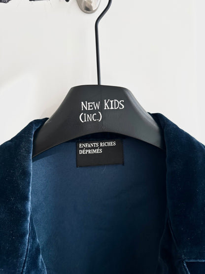 Enfants Riches Deprimes Blue Velvet Jacket