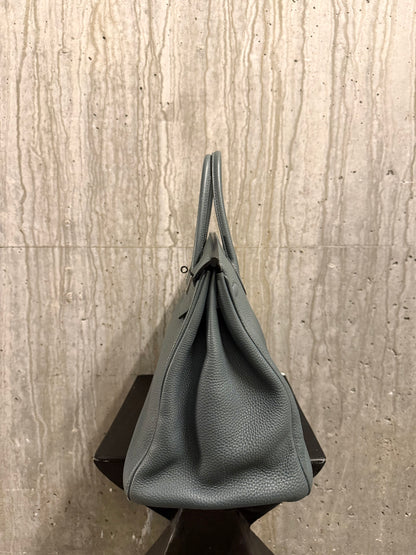 Hermes Togo Birkin 40 Bleu Orage