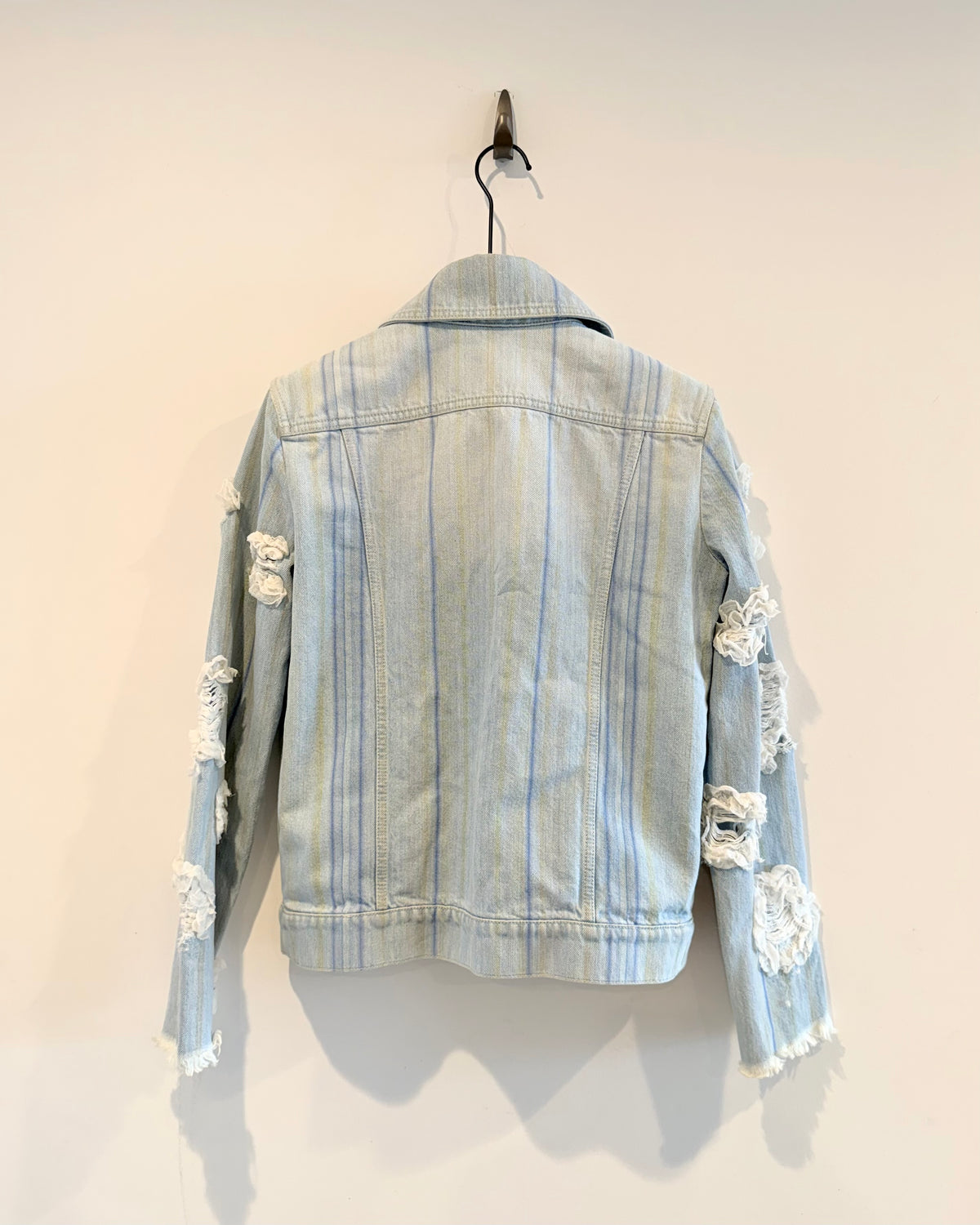Chanel 18S Denim Camellia Jacket