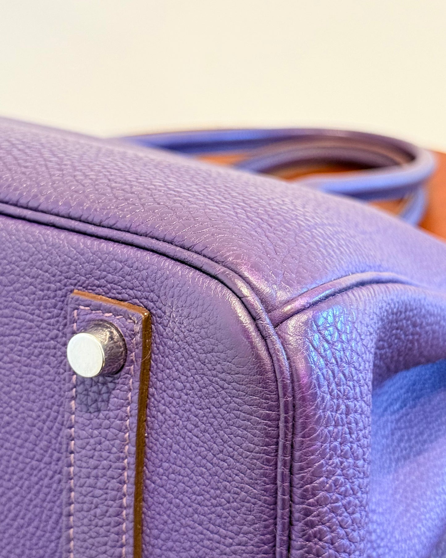 Hermes Togo Birkin 35 Iris