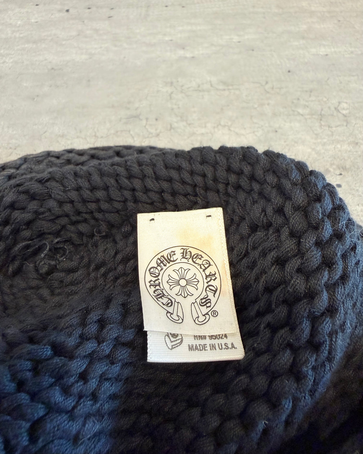 Chrome Hearts Glitter Cross Patch Beanie