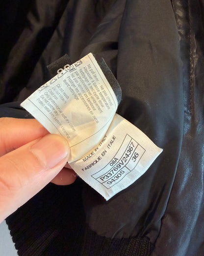 Chanel 08A Cropped Bomber Jacket