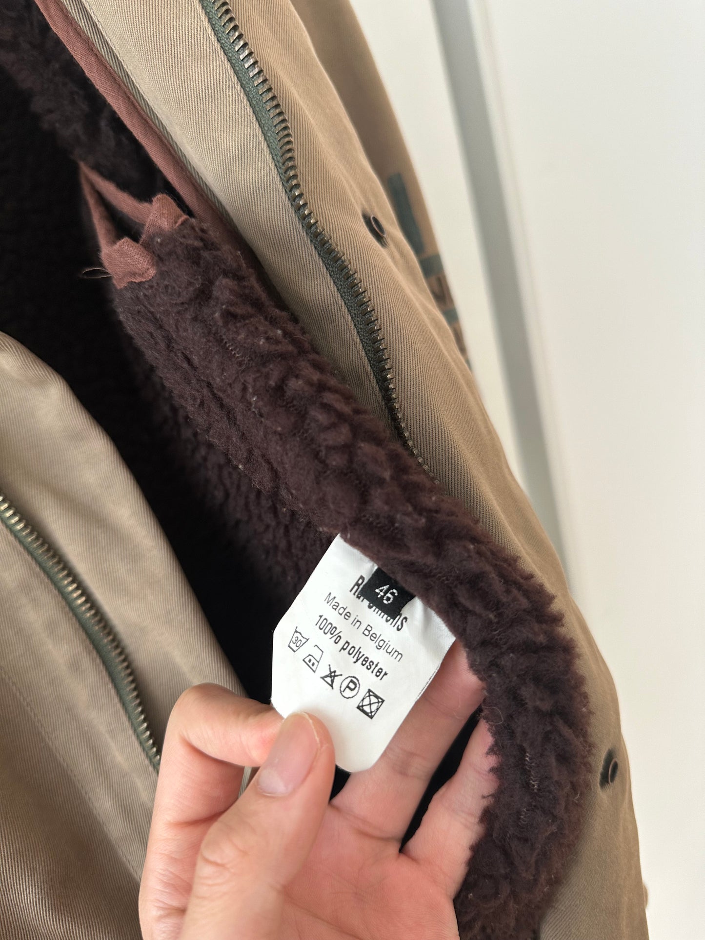 Raf Simons Closer New Order Dazzle Parka