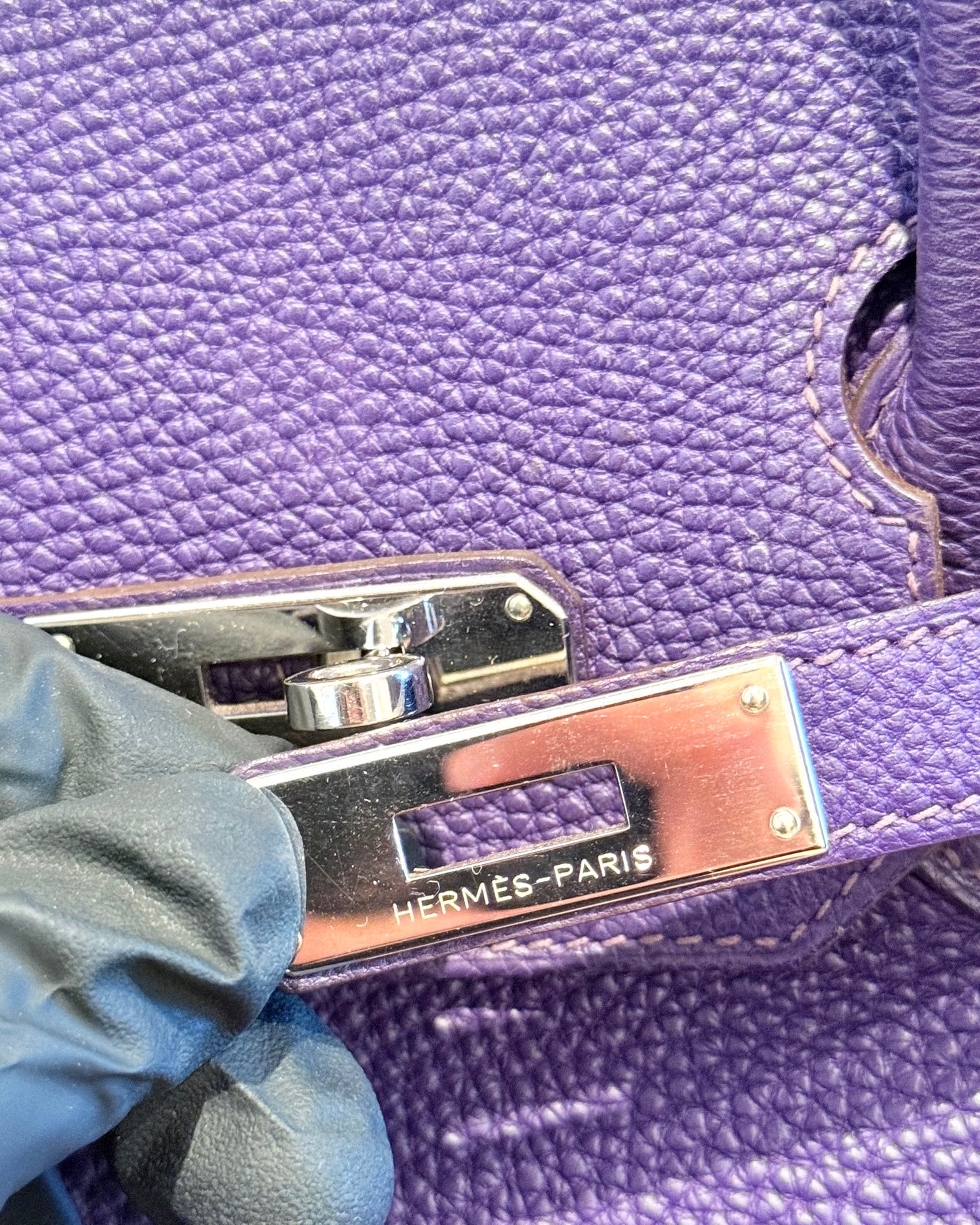 Hermes Togo Birkin 35 Iris