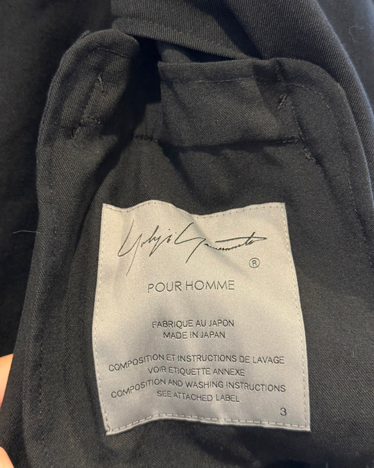 Yohji Yamamoto 20SS Eyes Jacket