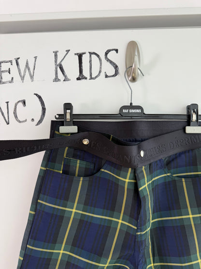 Enfants Riches Deprimes Plaid Boy Scout Neo Punk Pants