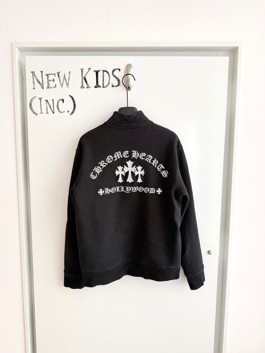 Chrome Hearts Triple Cross Quarter Zip Sweatshirt