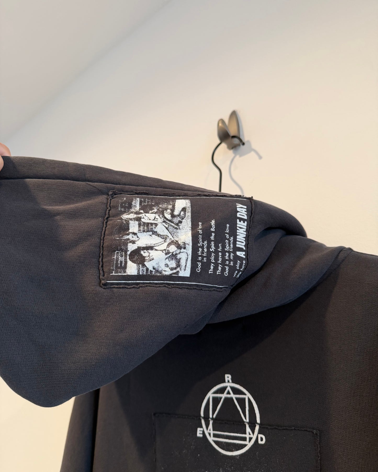 Enfants Riches Deprimes God With A Revolver Assemblage Zip Up Hoodie