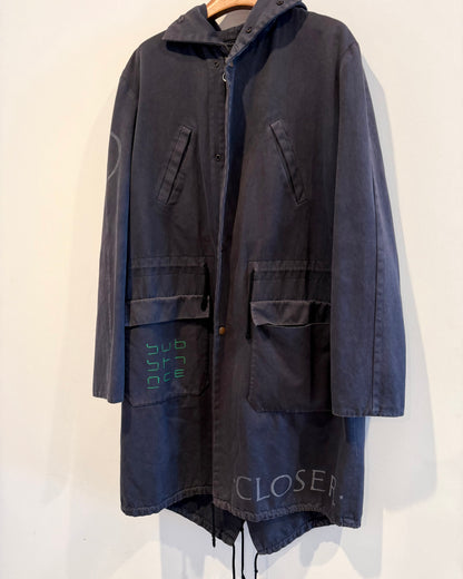 Raf Simons Aw2003 Closer New Order Colleges Parka