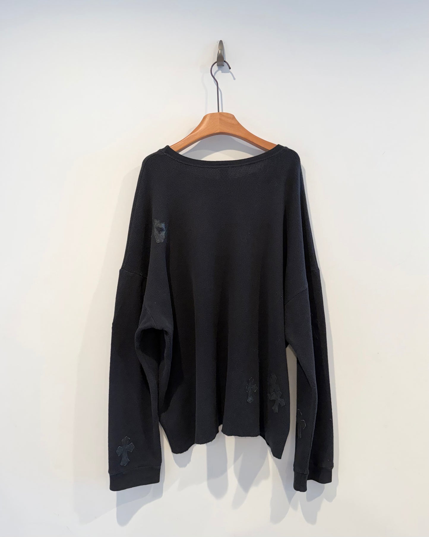Chrome Hearts Cross Patched Thermal Long Sleeve Shirt