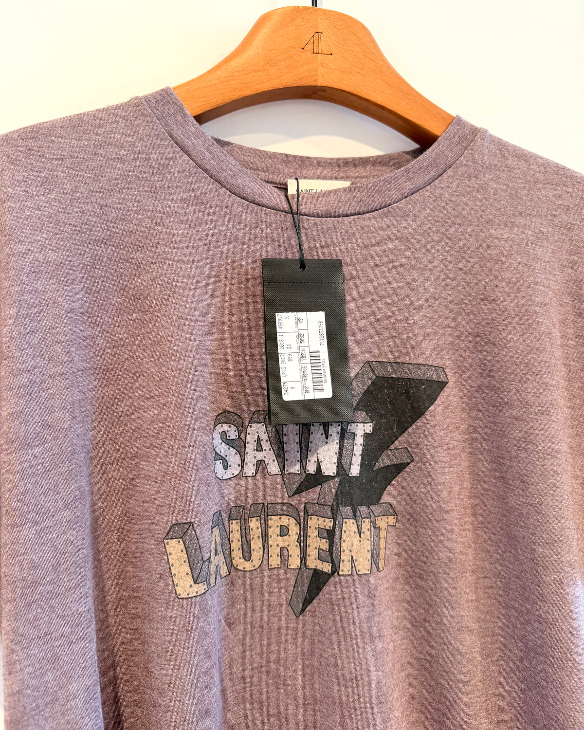 Saint Laurent Lighting Bolt T Shirt