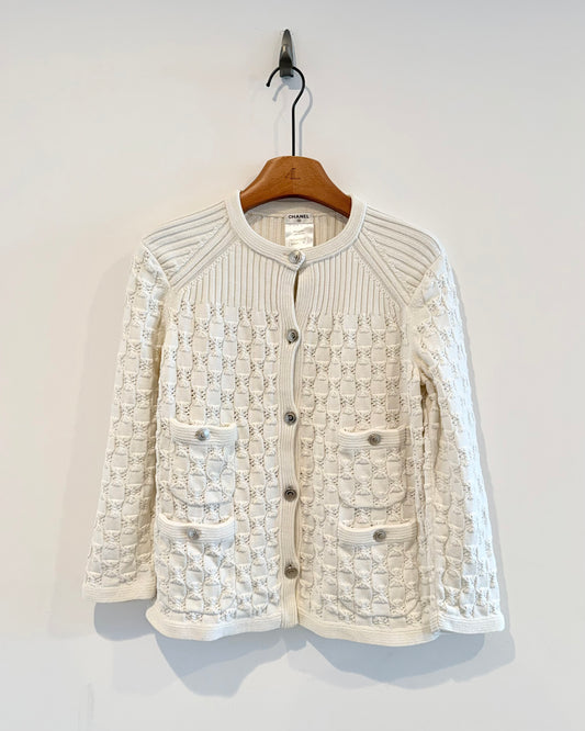 Chanel 05A Hoolow Knit Cardigan