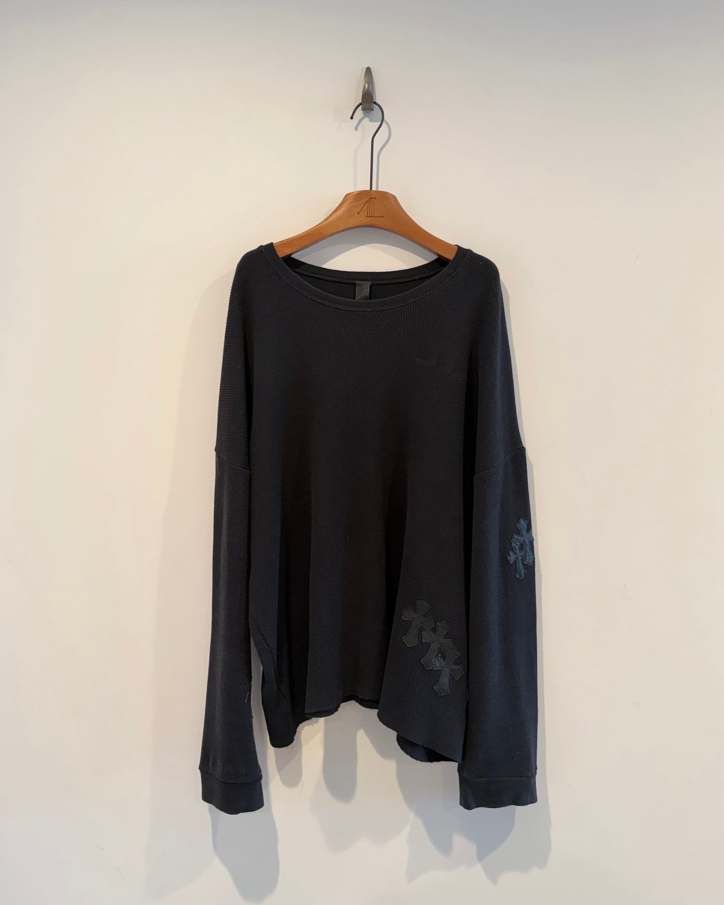 Chrome Hearts Cross Patched Thermal Long Sleeve Shirt