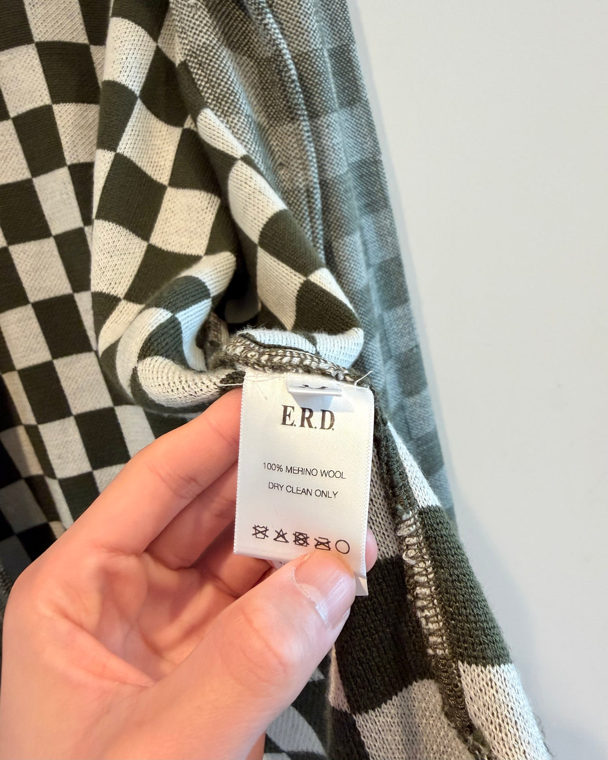 Enfants Riches Deprimes Checker Cardigan