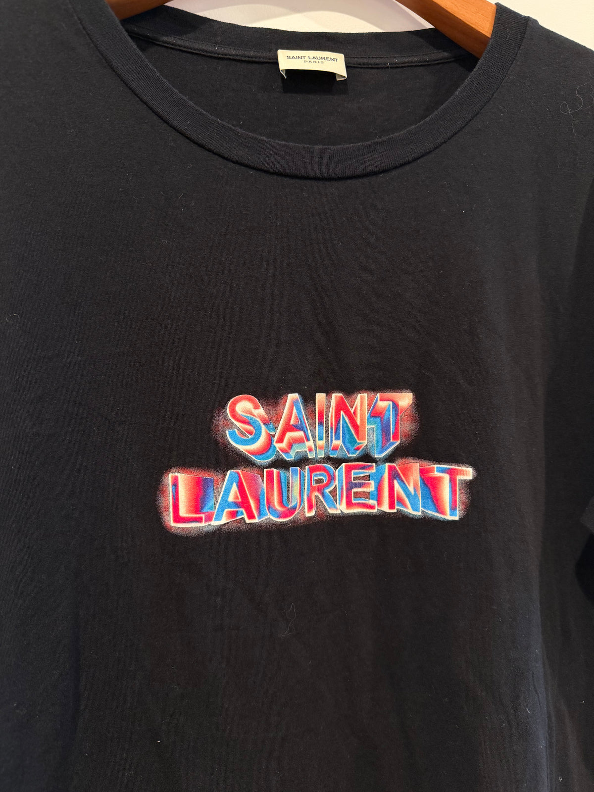 Saint Laurent 2018 Signature Logo T Shirts