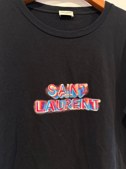 Saint Laurent 2018 Signature Logo T Shirts