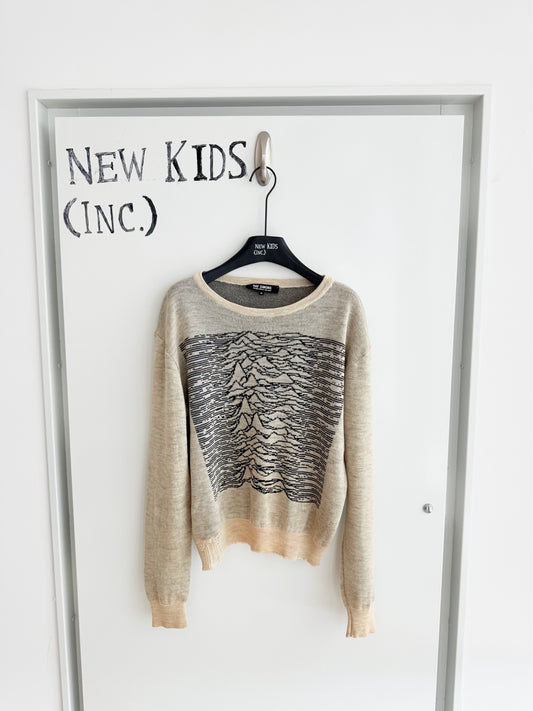 Raf Simons Closer Unknown Pleasures Sweater