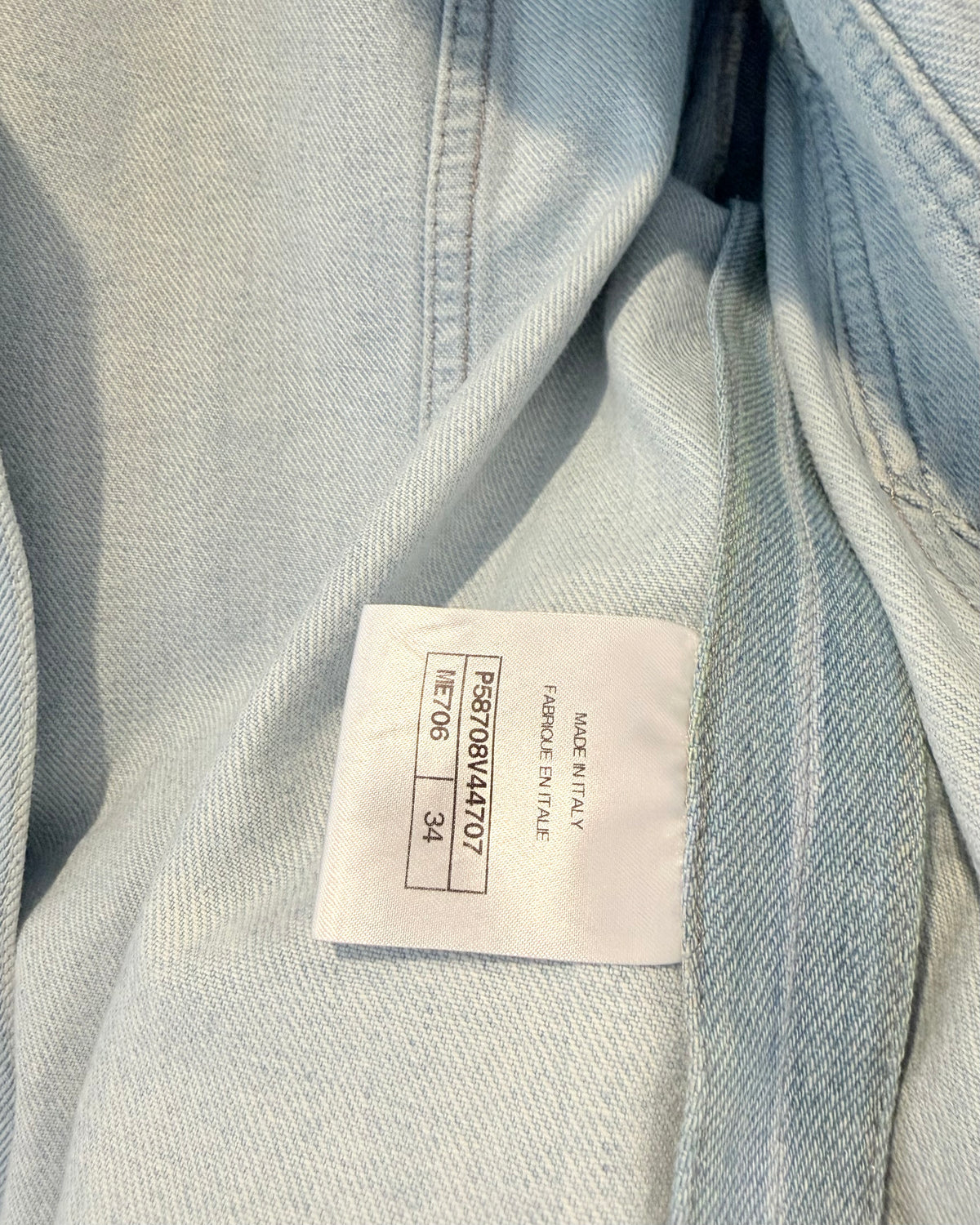 Chanel 18S Denim Camellia Jacket