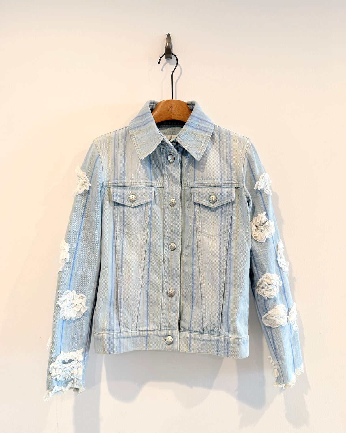 Chanel 18S Denim Camellia Jacket