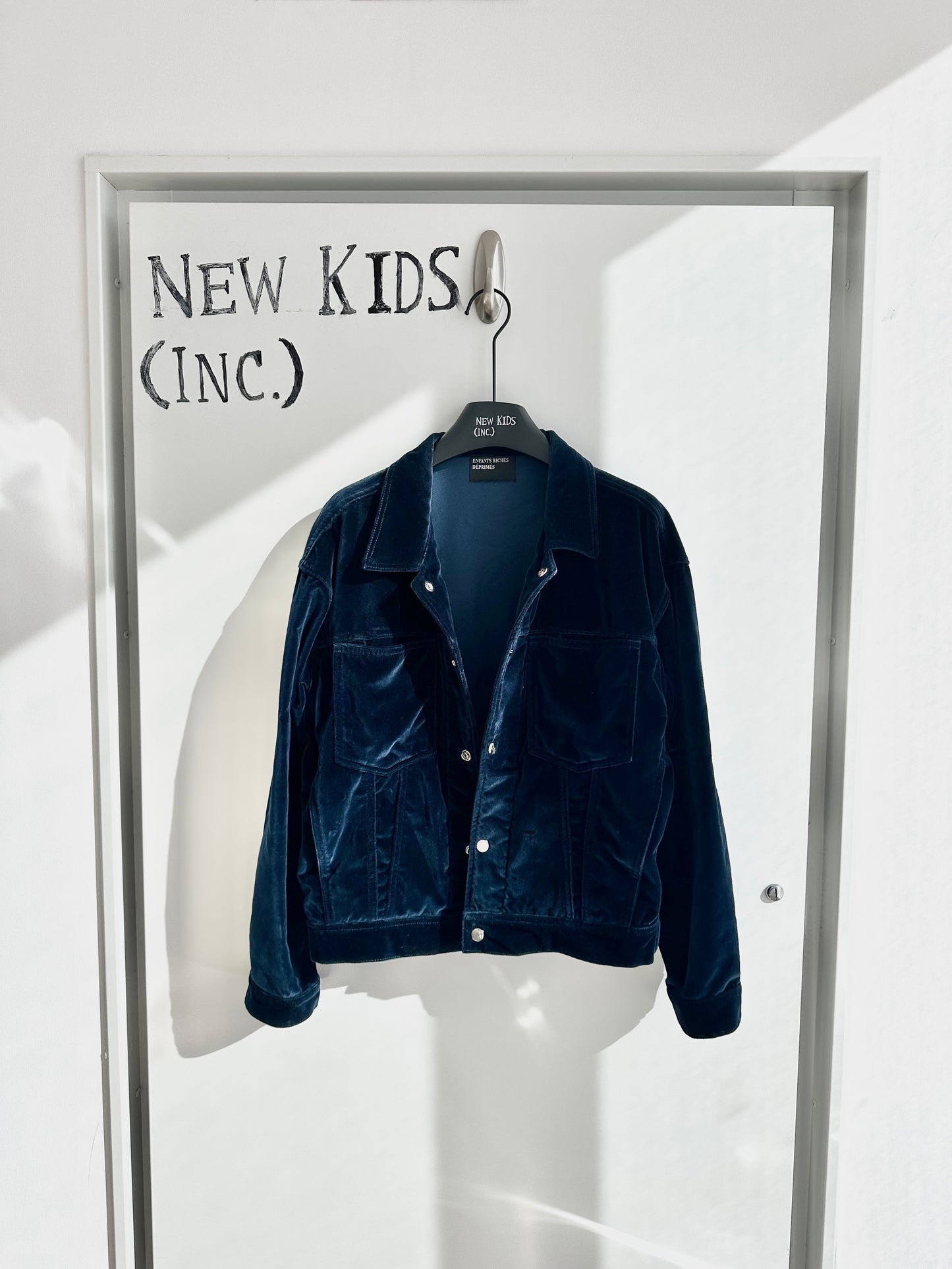Enfants Riches Deprimes Blue Velvet Jacket