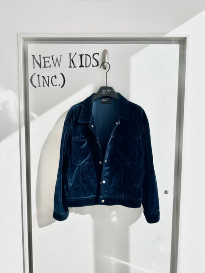 Enfants Riches Deprimes Blue Velvet Jacket