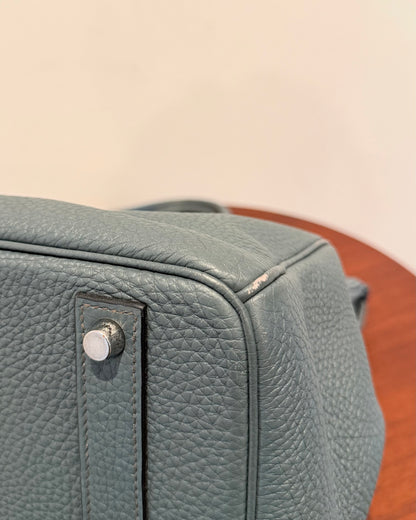 Hermes Togo Birkin 40 Bleu Orage