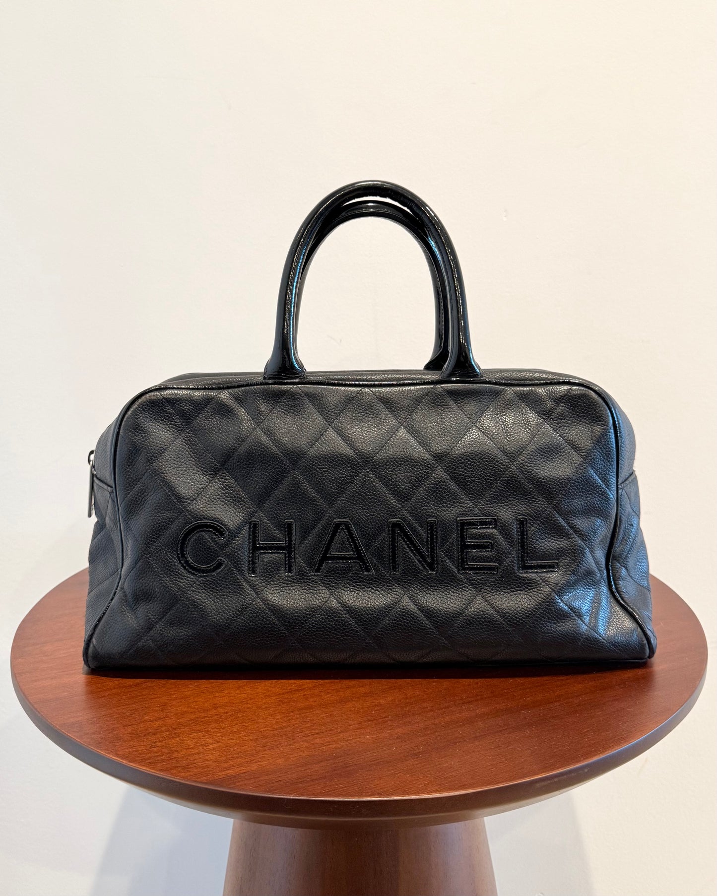 Chanel 2000 Vintage Logo Bowling Bag