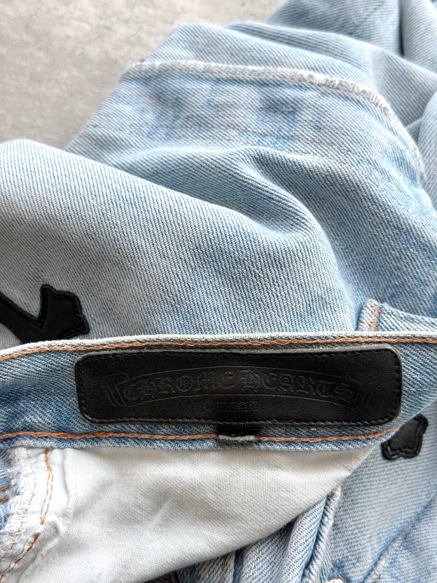 Chrome Hearts Levi’s 501 Cross Patches Jeans