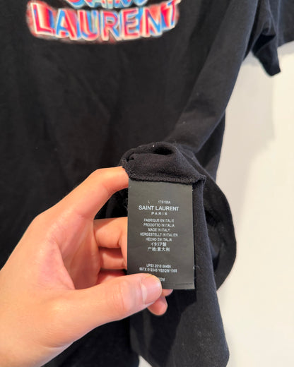 Saint Laurent 2018 Signature Logo T Shirts