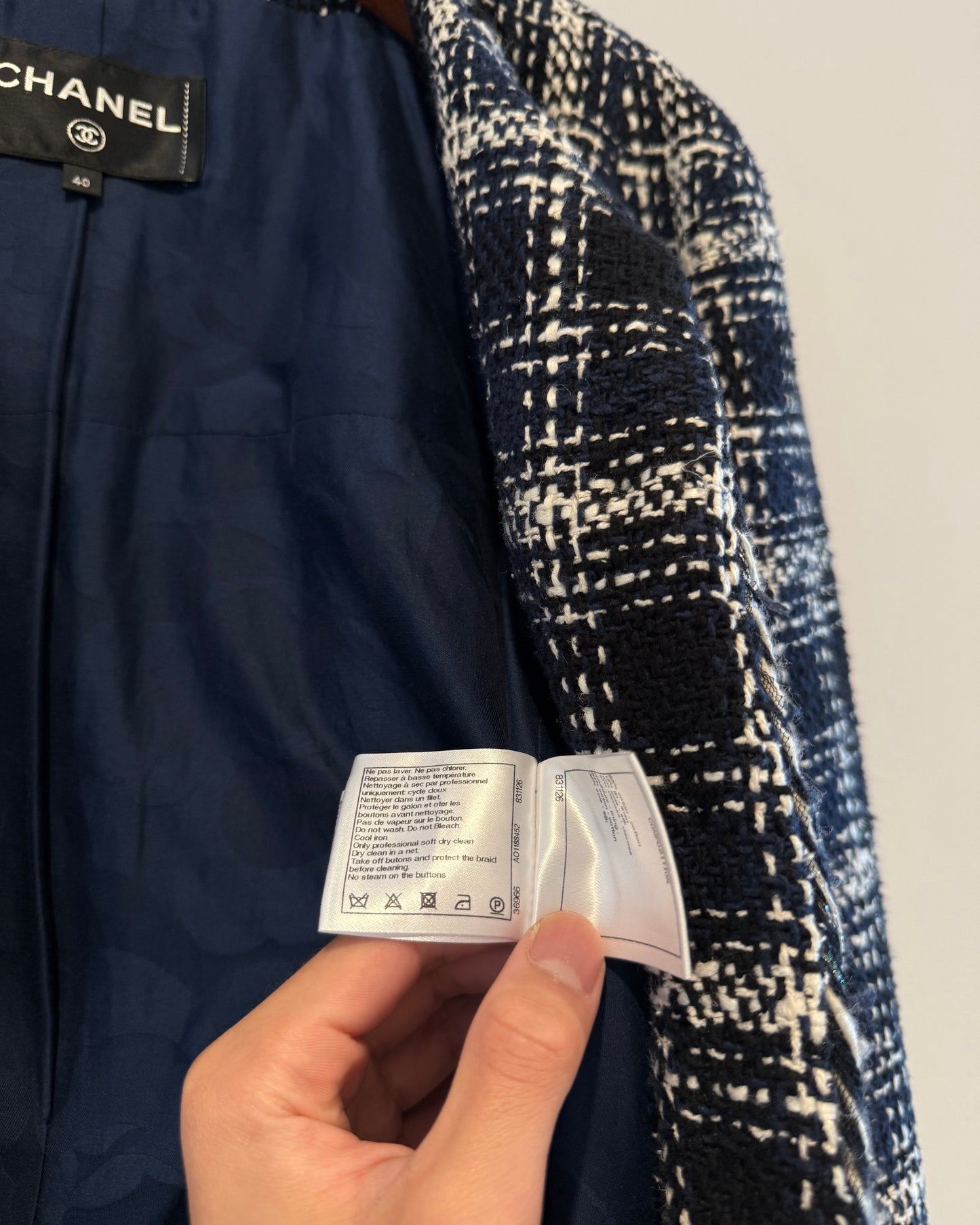 Chanel 18C Tweed Gripoix Jacket