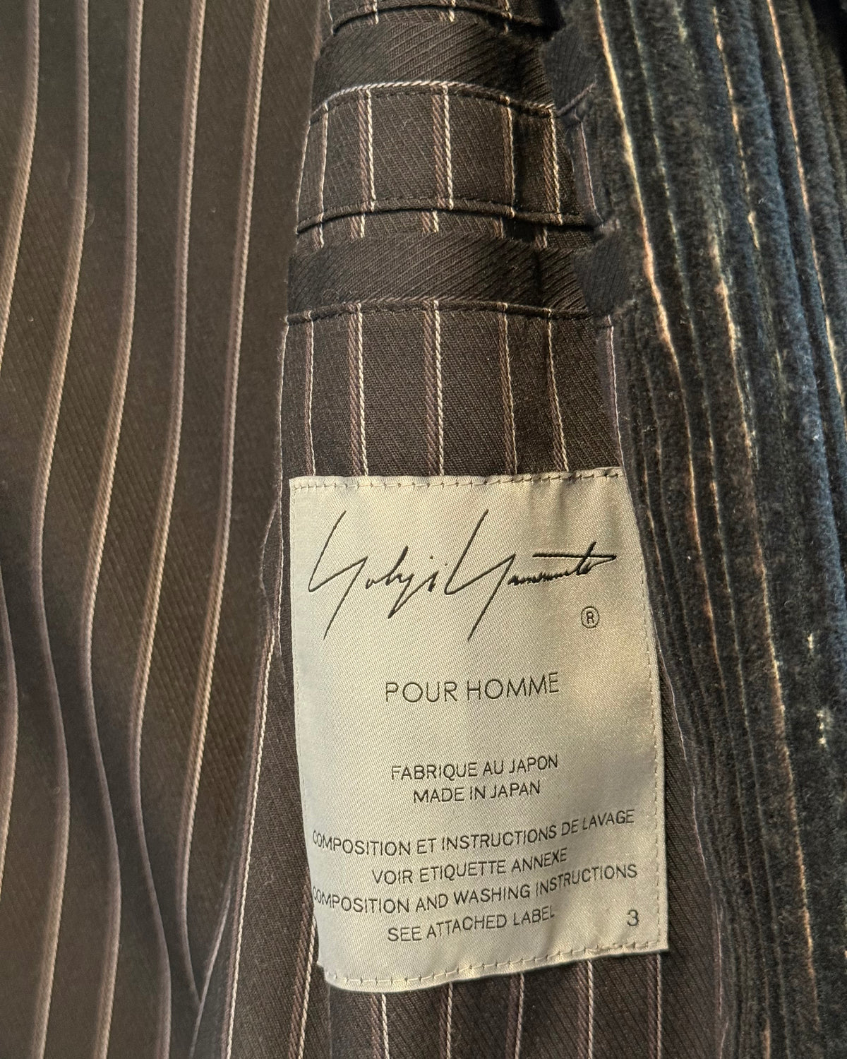 Yohji Yamamoto 22AW Beksinski Coat