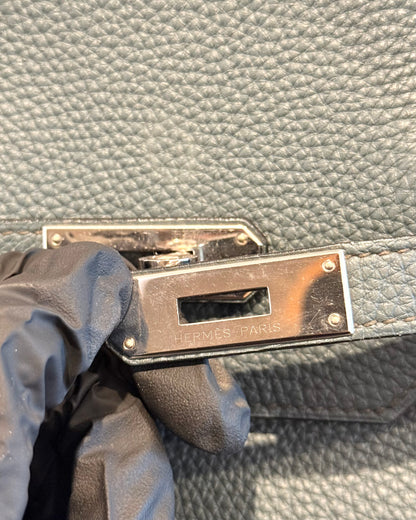 Hermes Togo Birkin 40 Bleu Orage